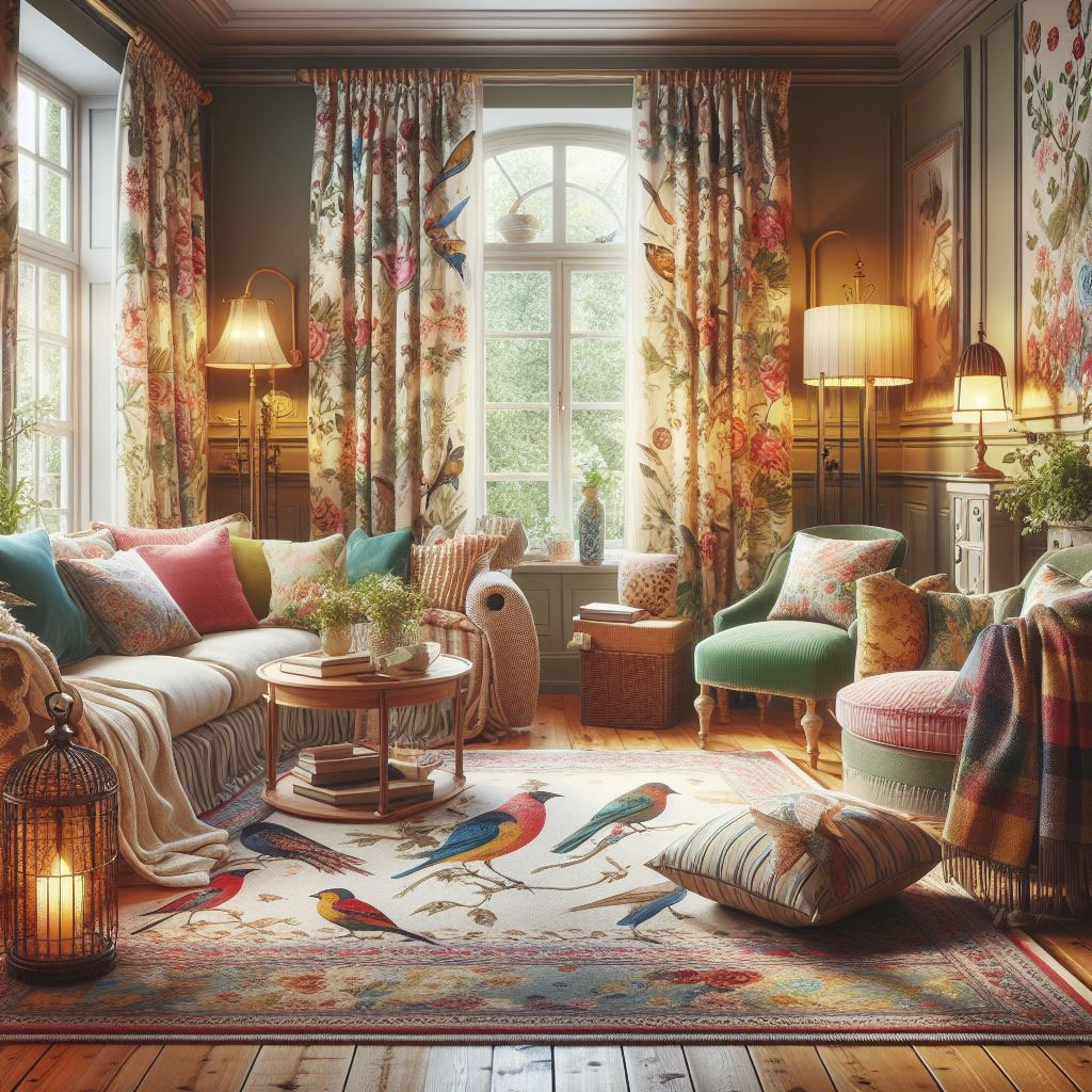 Bird Upholstery Fabrics: Bringing Nature's Elegance and Whimsical Charm to Your Home